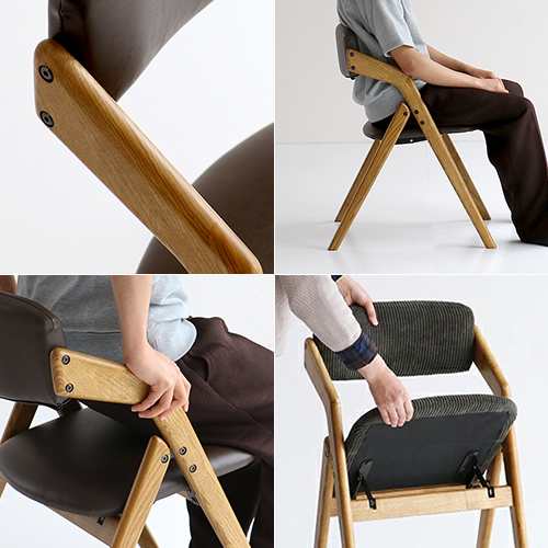 ダイニングチェア 木製 市場 Dining Chair folding butler CH-3646