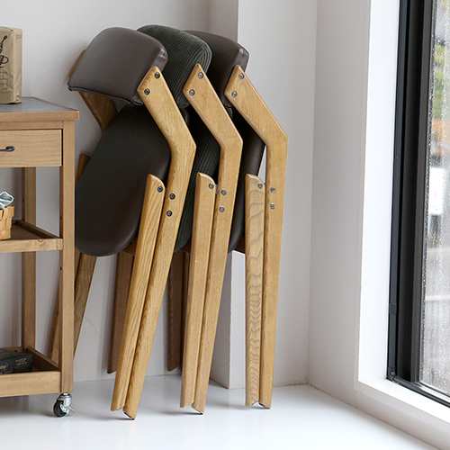 ダイニングチェア 木製 市場 Dining Chair folding butler CH-3646