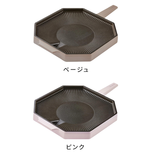 【特典付】グリルパン キャンプ ドクターハウス Dr.HOWS パレットグリルパン 102 直火 ガス火 フライパン 焼肉 28cm おしゃれ ヘルシー_4