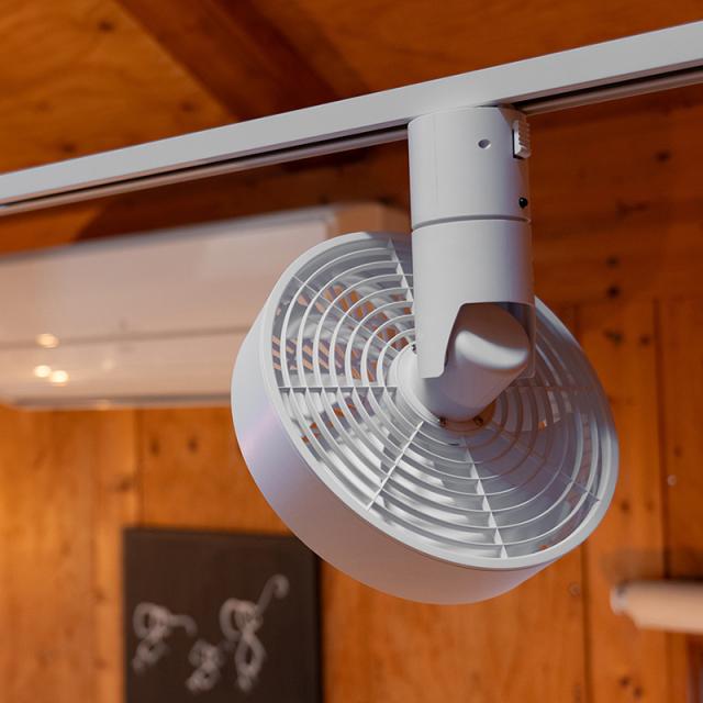 シーリングファン BRID DUCT RAIL FAN 3D 003431 ダクトレールファン 特典付 360° 自動首振り　サーキュレーター 全方向送風 空気循環 小型