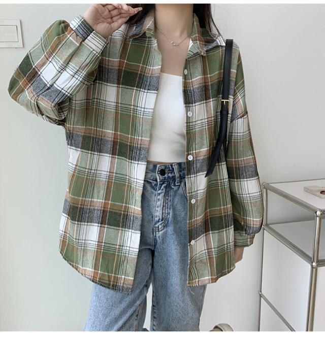 ブラウス シャツ ネルチェックワークシャツ レディース DAY CLOSET ブラウス シャツ レディース オーバーサイズチェック