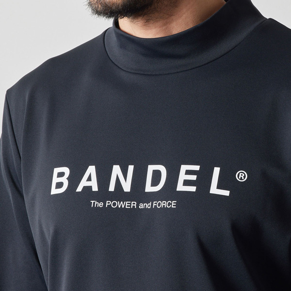 バンデル モックネック ロングスリーブ ゴルフ ウェア メンズ 長袖 トップス BANDEL BASIC LOGO MOCK NECK SHIRTS_11