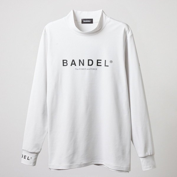 バンデル モックネック ロングスリーブ ゴルフ ウェア メンズ 長袖 トップス BANDEL BASIC LOGO MOCK NECK SHIRTS_4