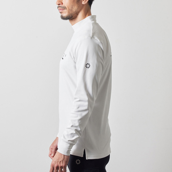 バンデル モックネック ロングスリーブ ゴルフ ウェア メンズ 長袖 トップス BANDEL BASIC LOGO MOCK NECK SHIRTS_8