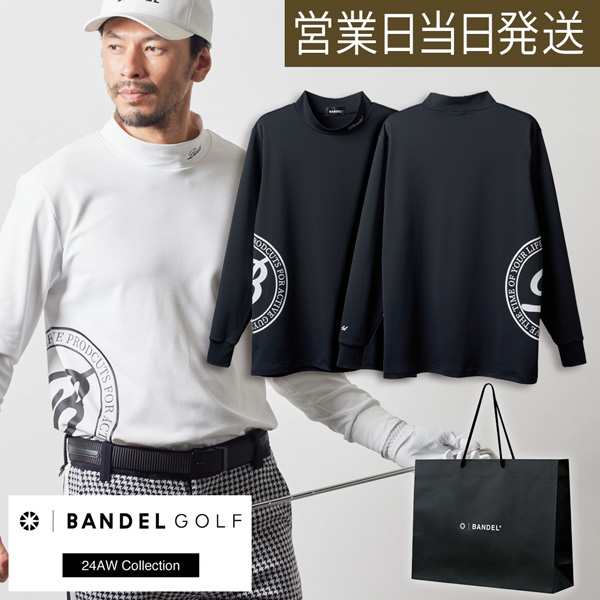 バンデル モックネック ロングスリーブ ゴルフ ウェア メンズ 長袖 トップス BANDEL SIDE LOGO L/S MOCK NECK SHIRTSの通販は 18,744円