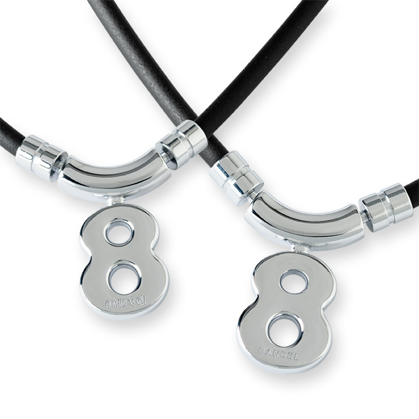 バンデル BANDEL×muta ムータ Healthcare Necklace Eight 磁気 肩コリ 血行改善 ヘルスケア ネックレス エイト 磁気ネックレス_5
