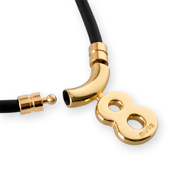 バンデル BANDEL×muta ムータ Healthcare Necklace Eight 磁気 肩コリ 血行改善 ヘルスケア ネックレス エイト 磁気ネックレス_6