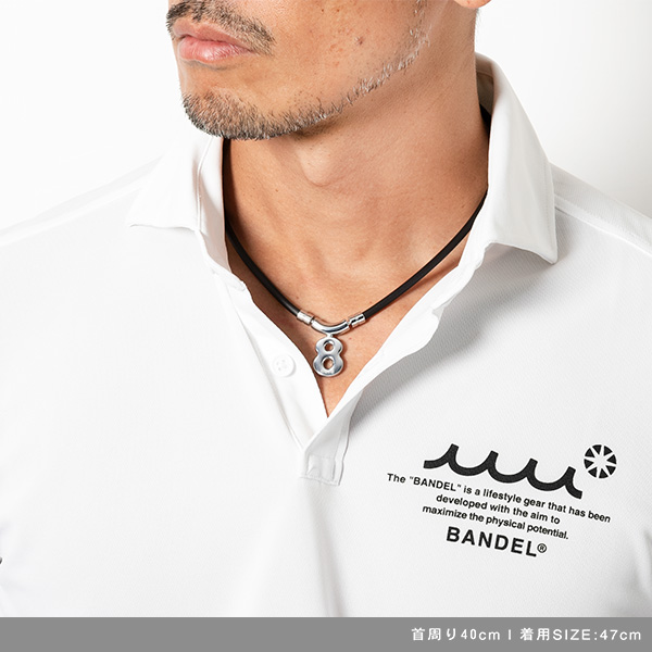 バンデル BANDEL×muta ムータ Healthcare Necklace Eight 磁気 肩コリ 血行改善 ヘルスケア ネックレス エイト 磁気ネックレス_7