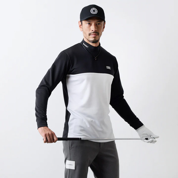 BANDEL バンデル ゴルフ ウェア 長袖 モックネック CHEST SWITCH L/S MOCKNECK SHIRTS_5