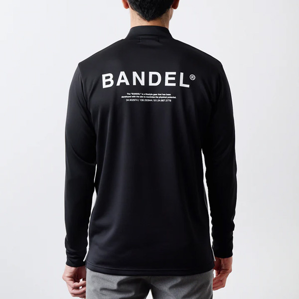 BANDEL バンデル ゴルフ ウェア 長袖 モックネック CHEST SWITCH L/S