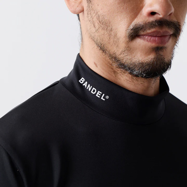BANDEL バンデル ゴルフ ウェア 長袖 モックネック CHEST SWITCH L/S