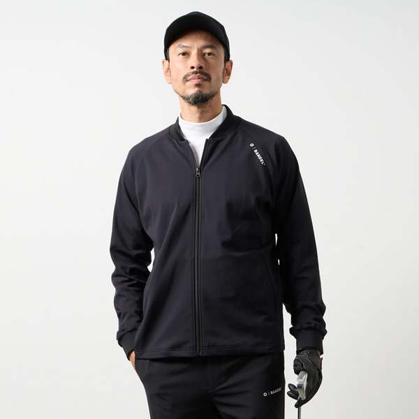 BANDEL バンデル ゴルフ ベースボールカラーブルゾン ブラック 2026_1