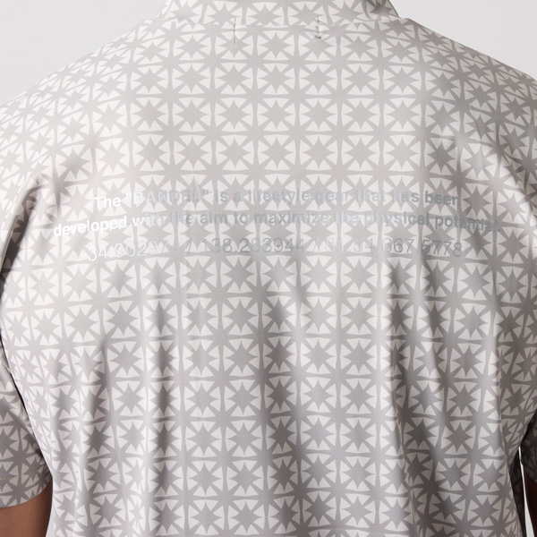 バンデル ゴルフ ウェア BICOLOR CREST ALLOVER 半袖 MOCK NECK SHIRTS モックネック_7
