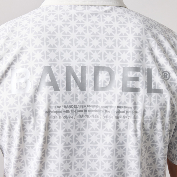 バンデル ゴルフ ウェア BICOLOR CREST ALLOVER 半袖 POLO SHIRTS