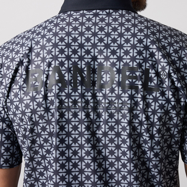バンデル ゴルフ ウェア BICOLOR CREST ALLOVER 半袖 POLO SHIRTS ポロシャツ_6