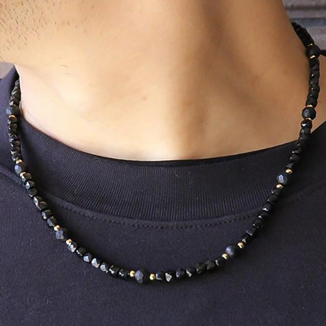 コランコラン COLANCOLAN FORCE 5 4ミリ ブラックスピネル ネックレス 