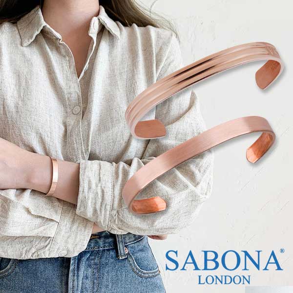ブロンズ ブレスレット バングル 腕用 サボナ ロンドン バングル ローズ ゴールド SABONA LONDON CLASSIC ROSE GOLD 銅 ミネラル_1