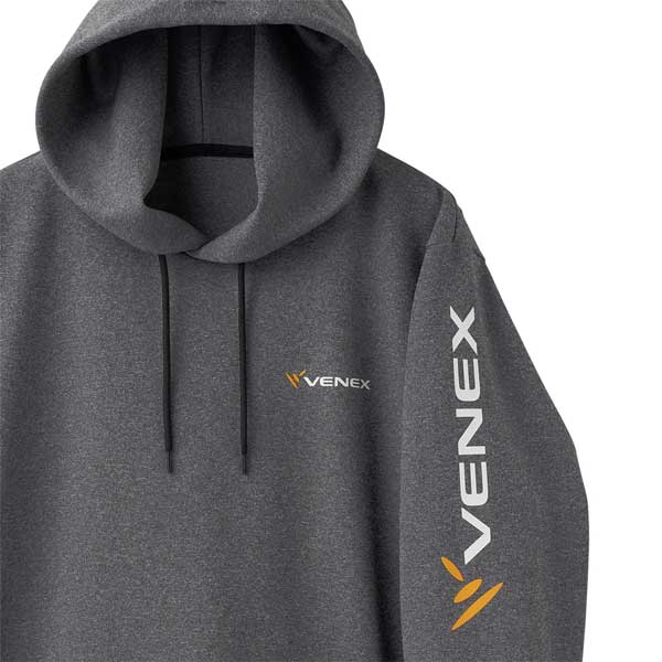 ベネクス リカバリージャージ フーディー メンズ 杢グレー 遠赤外線