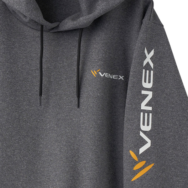 ベネクス リカバリージャージ フーディー レディース 杢グレー 遠赤外線 疲労回復 パフォーマンス向上 VENEX_6