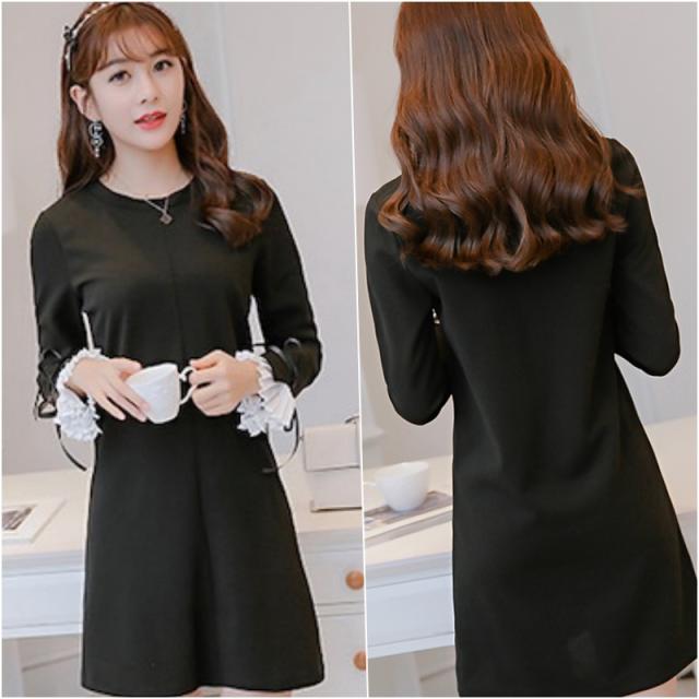 袖フリル フォーマル ワンピース バイカラー 袖付きドレス フォーマルワンピース フォーマルドレス フェミニンの通販はau Pay マーケット I Want To Be