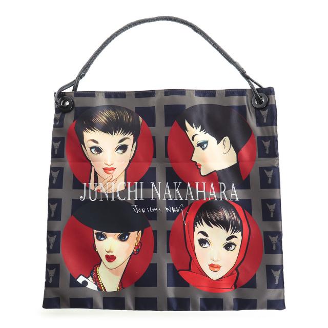 中原淳一 レディース スクエア バッグ a4 より大きい レザー風 長め