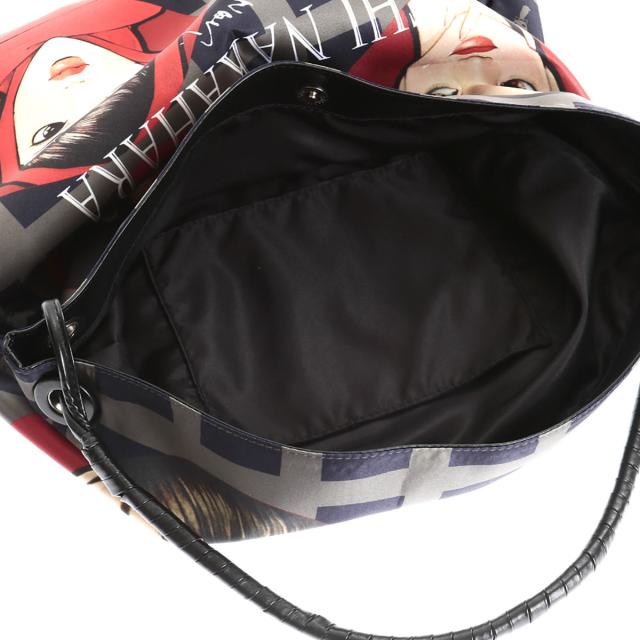 中原淳一 レディース スクエア バッグ a4 より大きい レザー風 長め