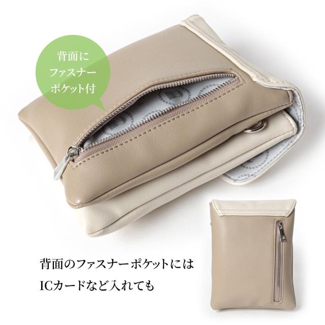 ポシェット ショルダーバッグ レディース ブランド 小さめ 斜めがけ 軽量 ポケット 大人 おしゃれ かわいい 可愛い 軽い バッグ 大学生 ギフト プレゼント おすすめ 旅行 PICONE ピッコーネ 仕切り 薄型 黒 ブラック バイカラー パステルカラー_6