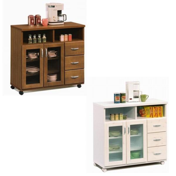 キッチンカウンター キャスター付き 食器棚 レンジ台 90 日本製 完成品 おしゃれ キッチンボード キッチン収納 送料無料の通販はau Pay マーケット ぐっはび生活 Au Pay マーケット店