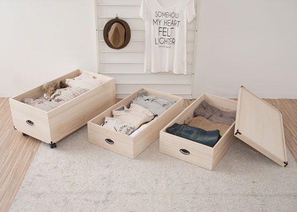 雛人形 収納ケース 桐箱 衣装ケース 3段 高さ72.5cm 奥行77cm 五