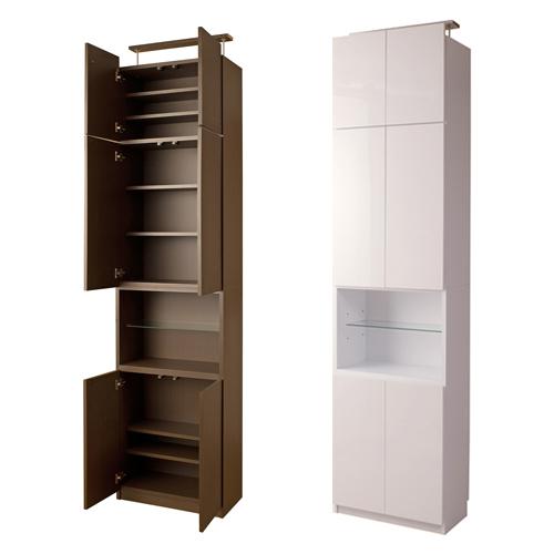 つっぱり式壁面キャビネット オープンタイプ 幅59.5×奥行31cm  MY-0028/ MY-0032