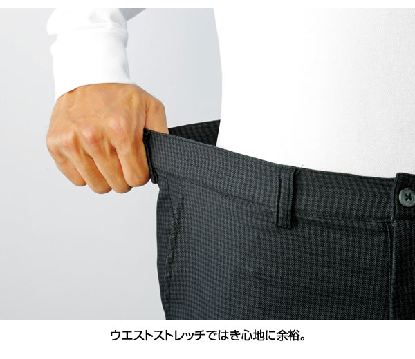 ハンティントン・クラブ 裏起毛チドリ柄ストレッチカーゴパンツ 同サイズ2色組 選べる股下 暖かな履き心地 秋冬 40代 50代 60代 957700