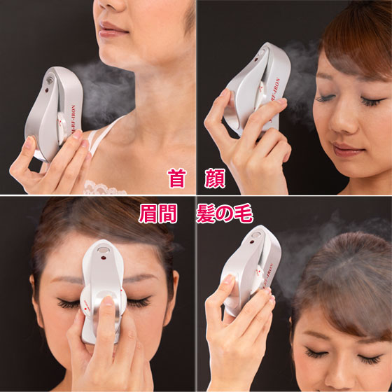 スチームスキンアイロン 温熱 ミストスチーム ラジオ波 EMS 美顔器 YMO-107 オムニ_2