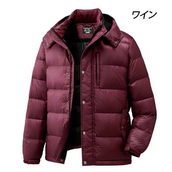 丸八ダウン ジャケット 高品質ダウンジャケット フード着脱式