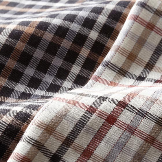 Pierucci ピエルッチ チェック柄シャツ2色組 長袖 カジュアルシャツ メンズ 通年 GV-010-SAI 50代 60代_1
