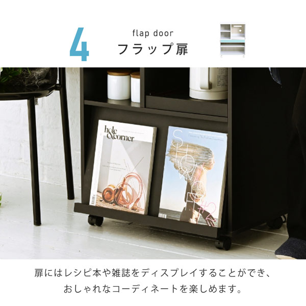 キッチンカウンター ロータイプ 幅60cm Regal キッチン収納 カウンターレンジ台 キッチンラック FKC-0007-JK_5