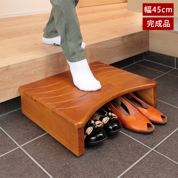 玄関床 踏み台 幅45cm 玄関の段差を小さくする台 アジャスター付 CH-2147の通販は
