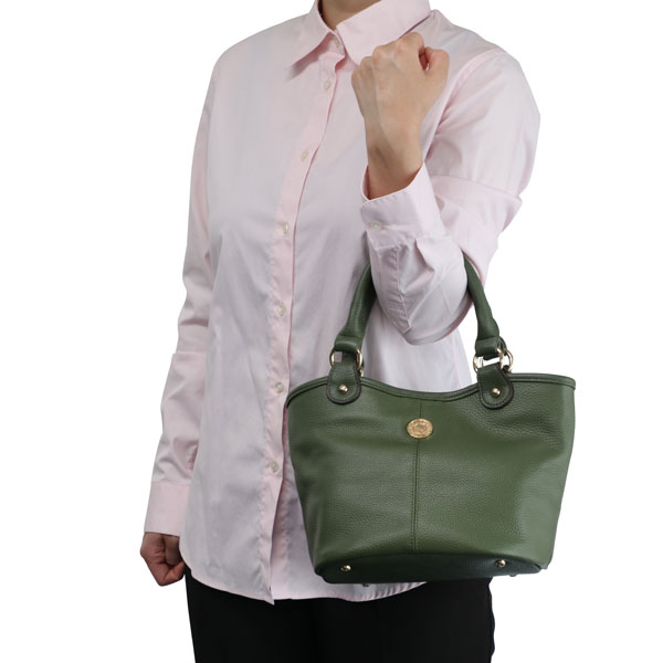 牛革バケツ型手提げ 豊岡工房 日本製 手提げバッグ カバン 鞄 開閉ベロ