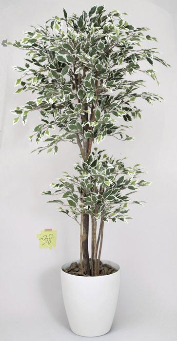 アートグリーン 人工観葉植物 光触媒 光の楽園 トロピカルベンジャミン斑入り1.6 166K480の通販は
