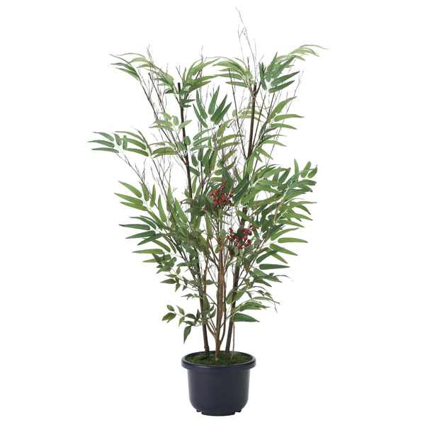 アートグリーン フェイクグリーン 人工観葉植物 光触媒 光の楽園 黒竹＆南天１．０ 2011R160