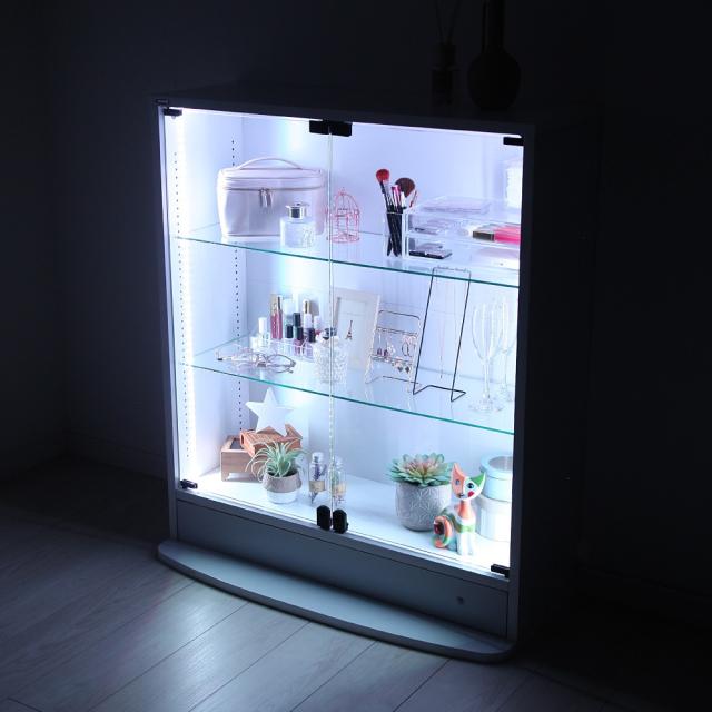 コレクションラック Unir-ユニール- 幅83cm×奥行29cm 本体 ロータイプ JAJAN SCR-8329L_17