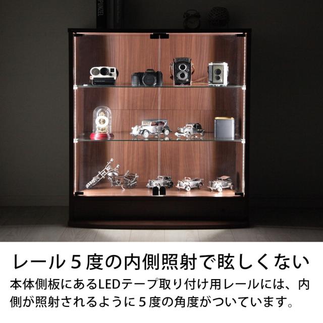 コレクションラック ユニール専用オプション LED ピュアホワイト モジュールセット ハイタイプ JAJAN SCR-LED-H_1