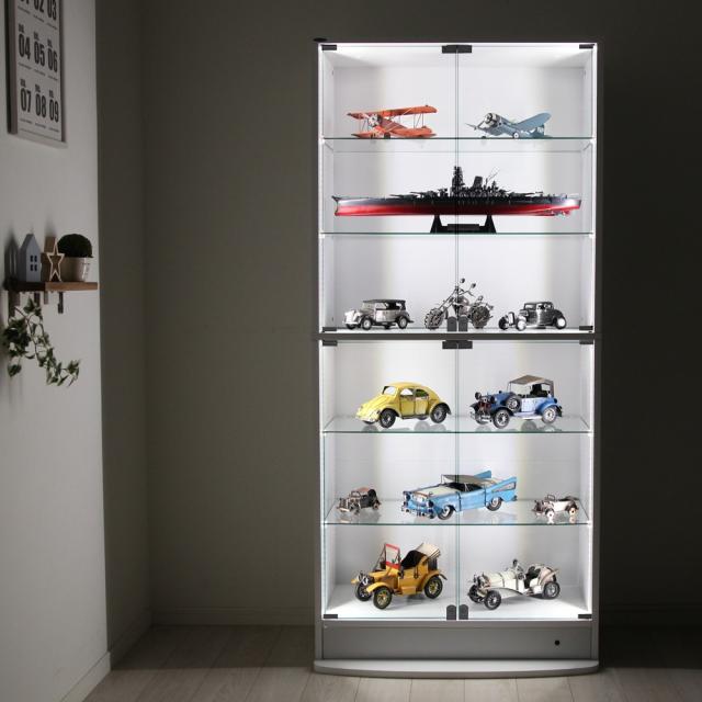 コレクションラック ユニール専用オプション LED ピュアホワイト モジュールセット ハイタイプ JAJAN SCR-LED-H_7