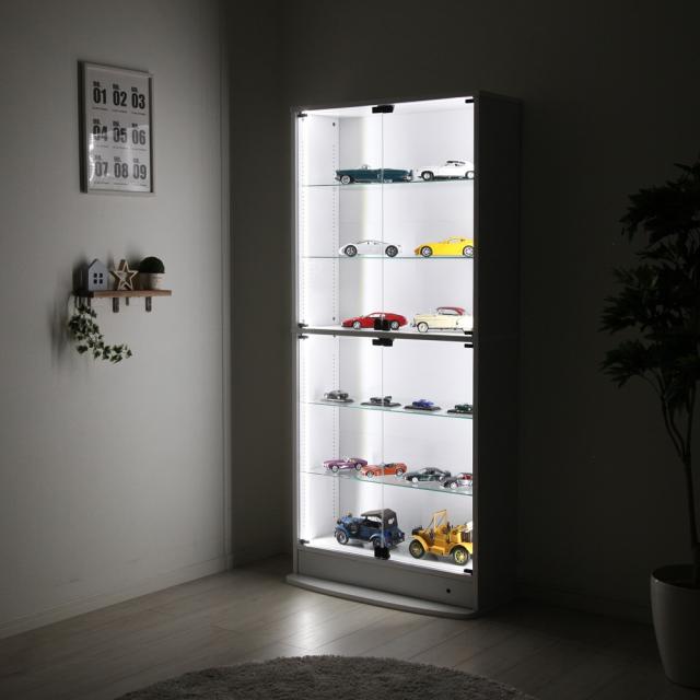コレクションラック ユニール専用オプション LED ピュアホワイト モジュールセット ハイタイプ JAJAN SCR-LED-H_9