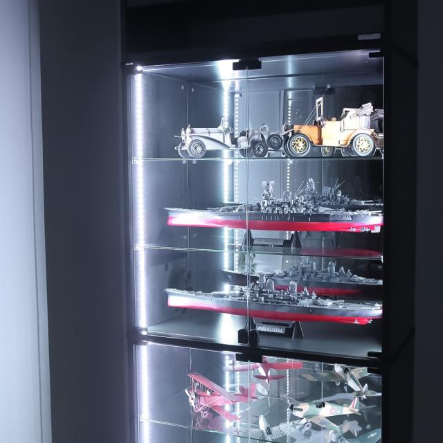 コレクションラック ユニール専用オプション LED ピュアホワイト モジュールセット ハイタイプ JAJAN SCR-LED-H_10
