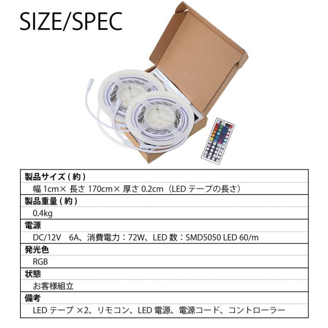 コレクションラック ユニール専用オプション LED RGB モジュールセット ハイタイプ JAJAN SCR-RGB-H_7