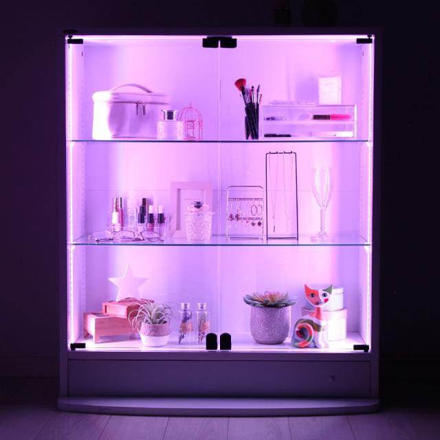 コレクションラック ユニール専用オプション LED RGB モジュールセット ハイタイプ JAJAN SCR-RGB-H_11