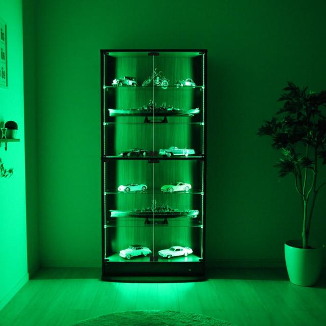 コレクションラック ユニール専用オプション LED RGB モジュールセット ロータイプ JAJAN SCR-RGB-L_14