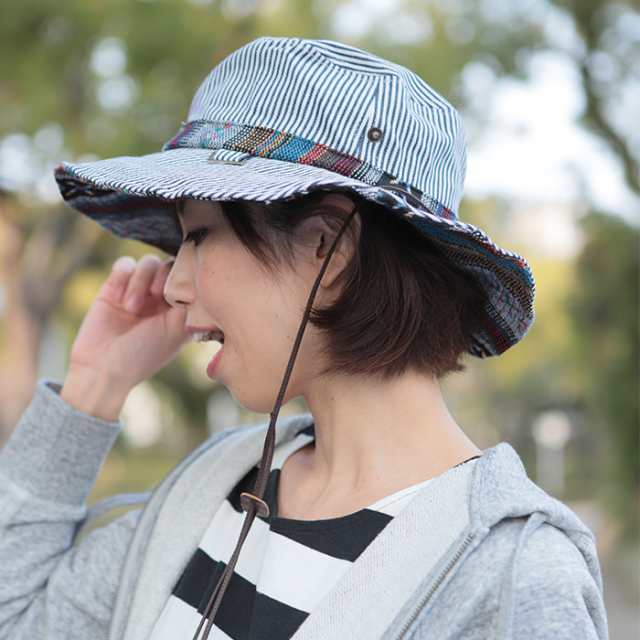 サファリハット ハット サファリ ネイティヴ柄 夏フェス Uv帽子 メンズ 登山 帽子 レディース Tyo054の通販はau Pay マーケット Free Style