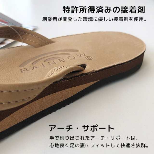 RAINBOW SANDAL レインボー・サンダル 限定カラー プレミア・レザー 細めストラップ 革サンダル レザーサンダル レディース  ビーチサンダ｜au PAY マーケット