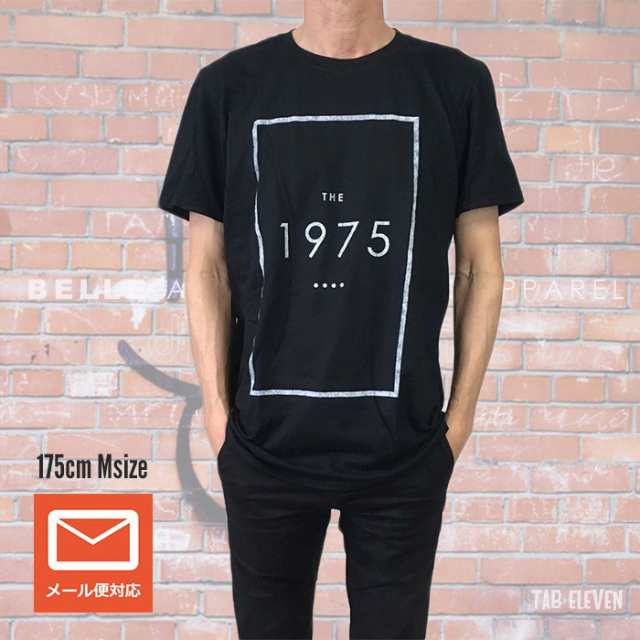 The 1975 Tシャツ ジャケット ロゴ Tシャツ UK ブラック メール便 送料